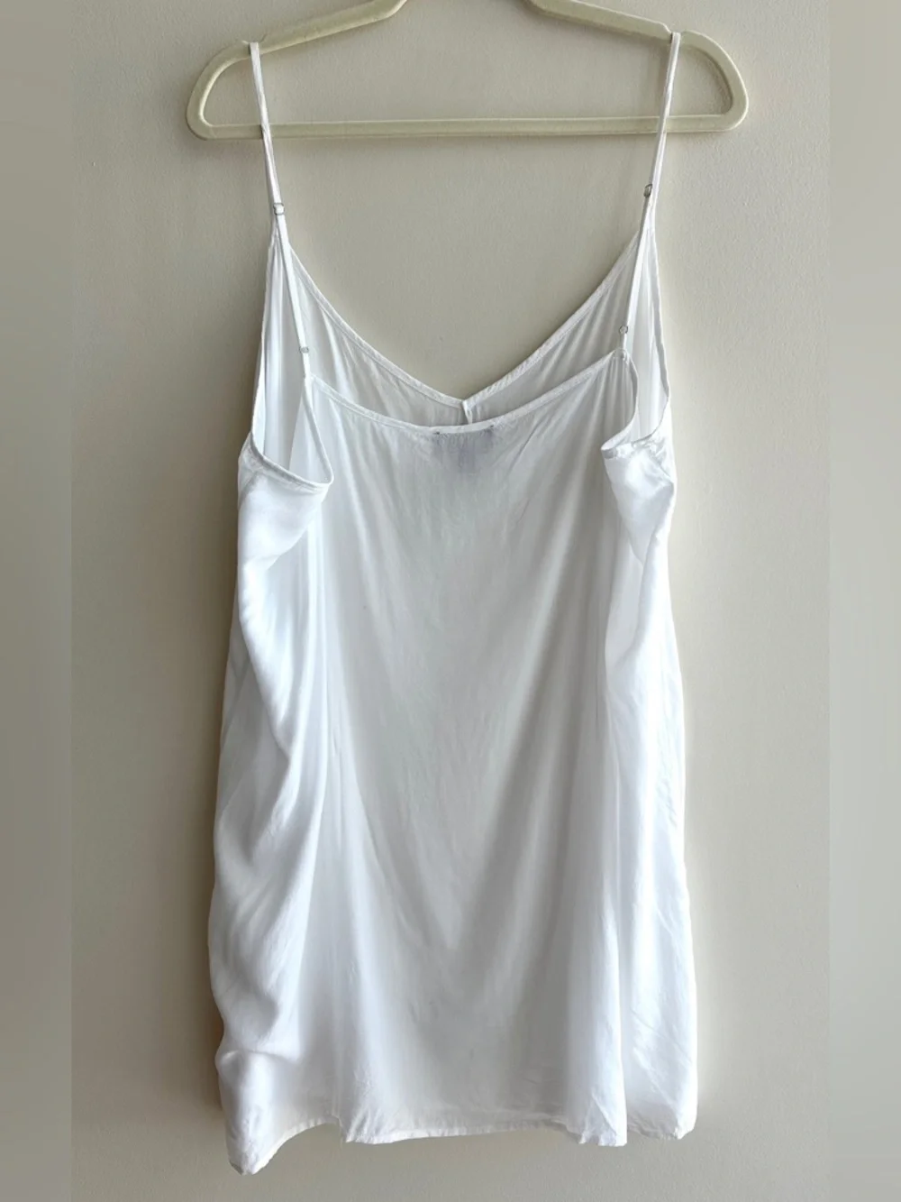 J. Crew Women’s White V-Neck Camisole Made with Liberty Fabric Shirt, Size 2X